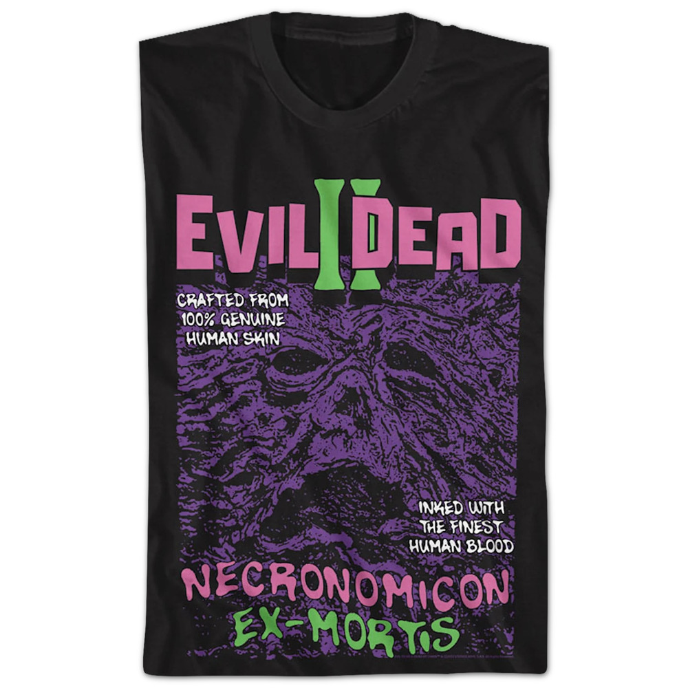 Necronomicon Exmortis Evil Dead Ii Tshirt